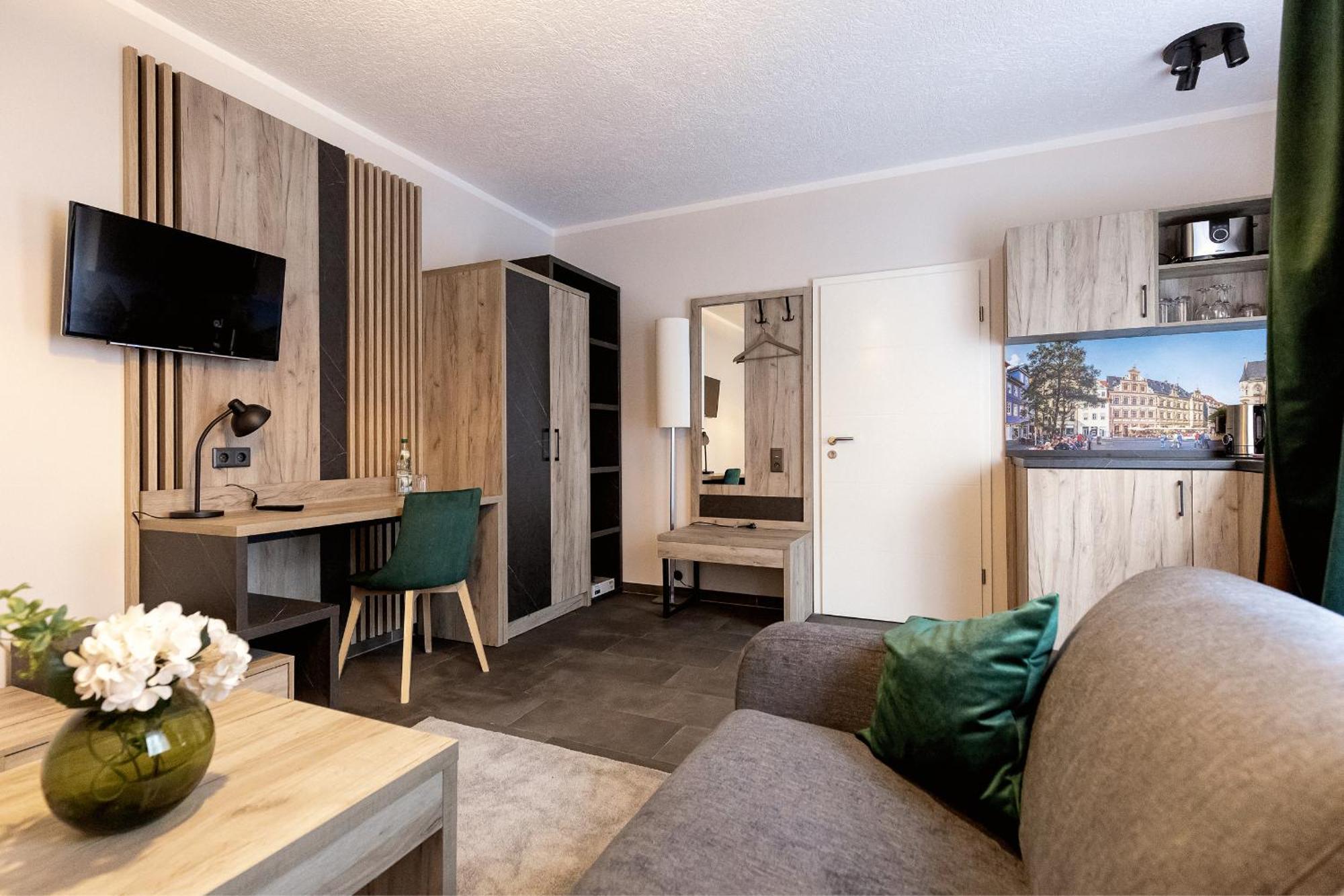 Hotel Garni " Am Domplatz" Erfurt Exteriör bild